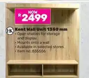 Game HK Kent Wall Unit 1350mm offer