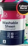 Game Simple Choice White Washable Sheen Paint-20Ltr offer