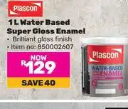 Game Plascon Water Based Super Gloss Enamel-1Ltr offer