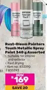Game Rust-Oleum Painters Touch Metallic Spray Paint Assorted-340g Each offer