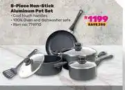 Game Bennett Read 8 Piece Non Stick Aluminium Pot Set offer