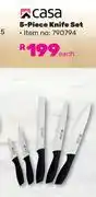 Game Casa 5 Piece Knife Set-Each offer