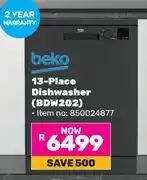 Game Beko 13 Place Dishwasher BDW202 offer
