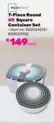Game Mainstays 7 Piece Round Or Square Container Set-Each offer
