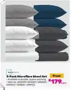 Game Mainstays 3 Pack Microfibre Sheet Set-Each offer