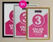 Game Abby Photo Frame 3 Pack 210 x 297mm-Each offer