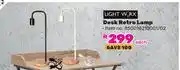 Game Light Worx Desk Retro Lamp-Each offer