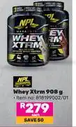 Game NPL Whey Xtrm-908g Each offer