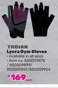 Game Trojan Lycra Gym Gloves-Each offer