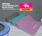 Game Trojan 10mm NBR Exercise Mat Assorted-Each offer
