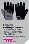 Game Trojan Mesh Gym Gloves-Each offer
