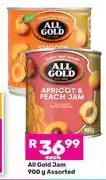 All Gold Jam Assorted-900g Each