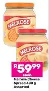 Game Melrose Cheese Spread Assorted-400g Each offer