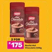 Game Nestle Hot Chocolate-For 2 x 500g offer