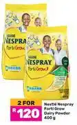 Game Nestle Nespray Forti Grow Dairy Powder-For 2 x 400g offer