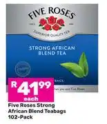 Game Five Roses Strong African Blend Teabags 102 Pack-Each offer