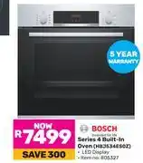Game Bosch Series 4 Built In Oven HBJ534ESOZ offer