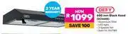 Game Defy 600mm Black Hood DCH60B offer
