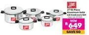Game Hart J7 10 Piece Aluminium Solid Lid Cookware Set-Per Set offer