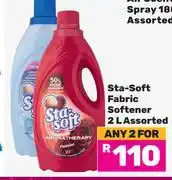 Game Sta-Soft Fabric Softener Assorted-For Any 2 x 2Ltr offer