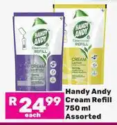 Game Handy Andy Cream Refill Assorted-750ml Each offer