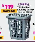 Game Formosa Debbie 75Ltr Laundry Basket offer