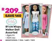 Game Sweets Love 81cm Wispy Walker Doll Assorted-Each offer