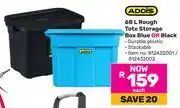 Game Addis 68Ltr Rough Tote Storage Box (Blue Or Black)-Each offer