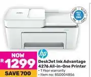 Game Hp Desk Jet Ink Advantage 4276 All-In-One Printer offer