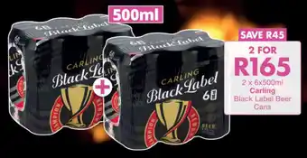 President Hyper Carling Black Label Beer Cans offer
