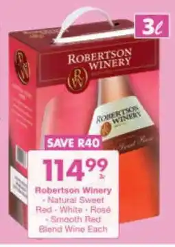 President Hyper Robertson Winery Natural Sweet, Red, White, Rosé, Smooth Red Blend Wine Each offer