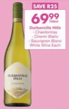 President Hyper Durbanville Hills Chardonnay, Chenin Blanc, Sauvignon Blanc White Wine Each offer