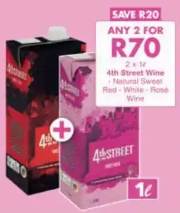 President Hyper 4th Street Wine Natural Sweet, Red, White, Rosé Wine offer