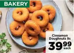 Food Lover's Market Cinnamon Doughnuts offer