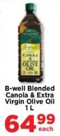 Food Lover's Market B-well Blended Canola & Extra Virgin Olive Oil offer