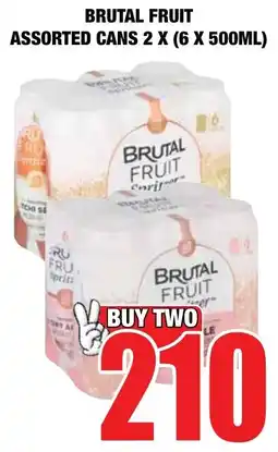 Brutal fruit assorted cans
