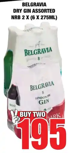 Boxer Liquors Belgravia dry gin assorted nrb offer