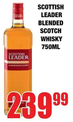 Boxer Liquors Scottish leader blended scotch whisky offer