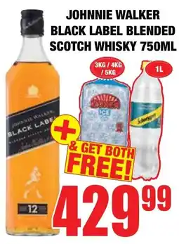 Boxer Liquors Johnnie walker black label blended scotch whisky offer