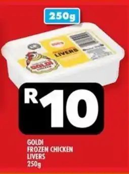 Usave Goldi frozen chicken livers offer