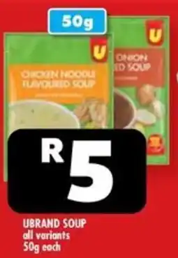 Usave Ubrand soup all variants offer
