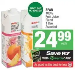 Spar SPAR 100% Fruit Juice Blend Assorted offer