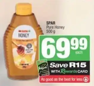 Spar SPAR Pure Honey offer