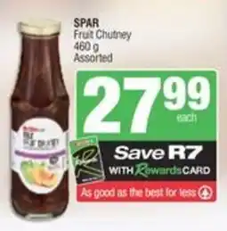 Spar SPAR Fruit Chutney Assorted offer