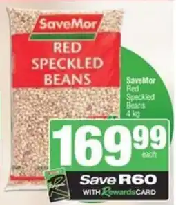 Spar SaveMor Red Speckled Beans offer