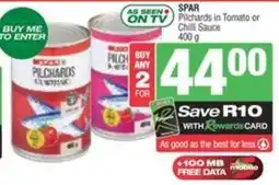 Spar SPAR Pilchards in Tomato or Chilli Sauce offer