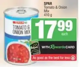 Spar SPAR Tomato & Onion Mix offer