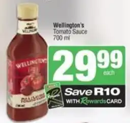 Spar Wellington's Tomato Sauce offer