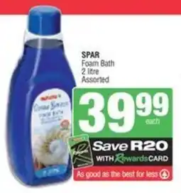 Spar SPAR Foam Bath Assorted offer