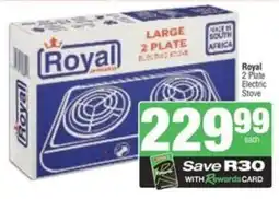 Spar Royal 2 Plate Electric Stove offer